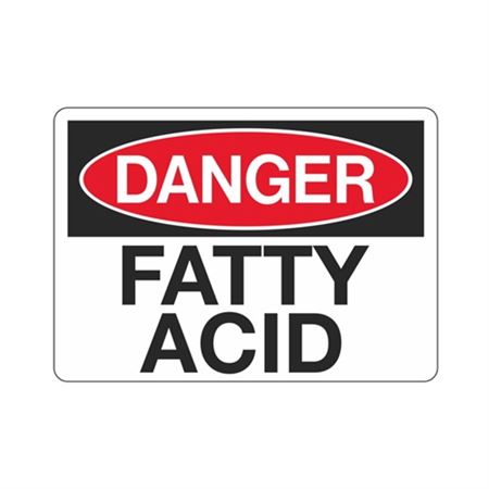 Danger Fatty Acid Sign